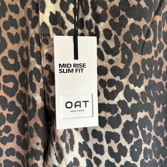 Oat New York Animal Print Mid rise slim fit - Picture 6 of 13